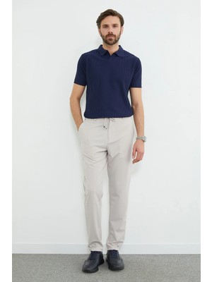 FullaModa Beli Bağlamalı Cepli Pantolon