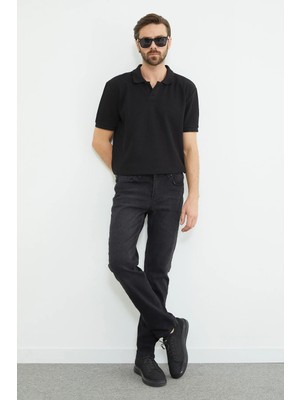 FullaModa Fermuarlı Slim Fit Jean