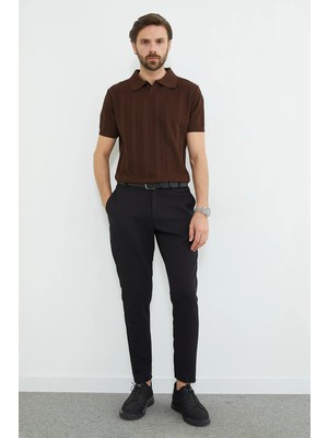 FullaModa Beli Lastikli Jogger Pantolon