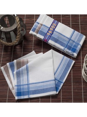 Hsc Bilişim Yavuz Kutulu 39X39 cm Kumaş 12 Adet Mendil Ym 02