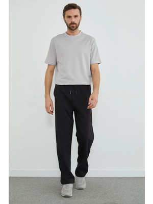 FullaModa Beli Lastikli Dokulu Pantolon
