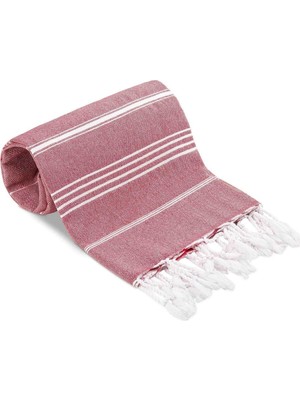 Hsc Bilişim Summer Wind Pamuk Peştemal 100X180 cm Bordo