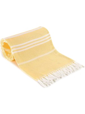 Hsc Bilişim Summer Wind Pamuk Peştemal 100X180 cm Sarı