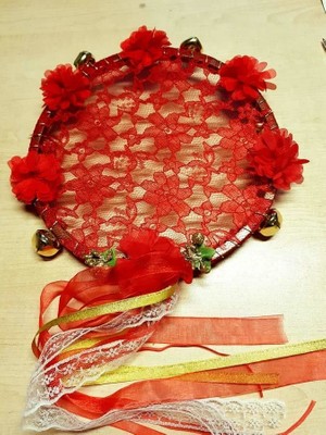 Ceyyiz Dantelli Kına Gecesi Eğlence Zilli Oyun Tefi