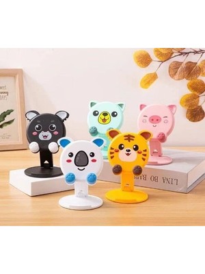 Uravas Store Hayvan Figürlü Masaüstü Telefon Standı 5 Model