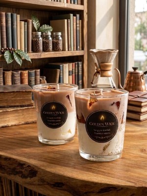 Moresun Golden Wick Buzlu Kahve Latte Mum 1 Adet