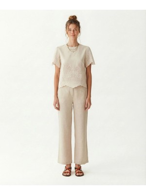 Yargıcı Regular Bisiklet Yaka Kısa Kol Bluz