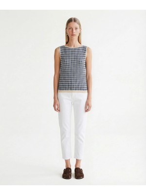 Yargıcı Regular Kayık Yaka Kolsuz Kazak