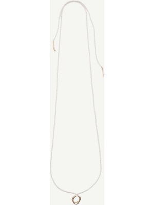 Yargıcı Uç Detaylı Uzun Bocuk Kolye