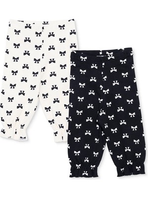 Hellobaby Kız Bebek 2li Alt Fiyonk Baskılı Lastikli