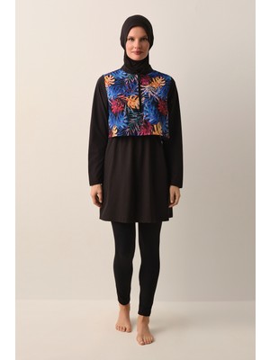 Suwen Loyal Fermuarlı Tesettür Mayo