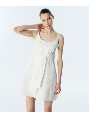 Twist Kumaş Mıx Mini Elbise TS1260002383018