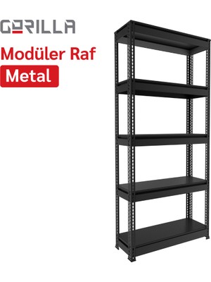 Gorilla Modüler Raf / Metal / Antrasit