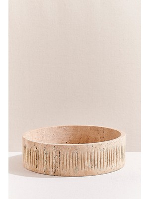 Paşabahçe Traverten Dekoratif Kase M