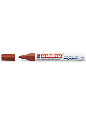  edding markör boya kalemi 2-4 mm yuvarlak uçlu kahverengi 750 (10 lu paket)