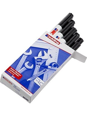 Edding 750 Markör Boya Kalemi 2-4 Mm Siyah Yuvarlak Uçlu (10 Lu Paket)