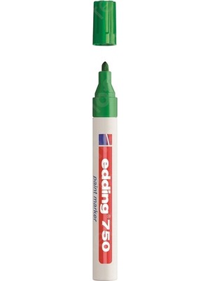 Edding 750 Markör (Dekor) Boya Kalemi 2-4 Mm Yeşil Yuvarlak Uçlu (10 Lu Kutu)