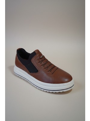 Modayak Manc Kahve Akıllı Bağcıklı  Gri Poli Taban Erkek Ayakkabı
