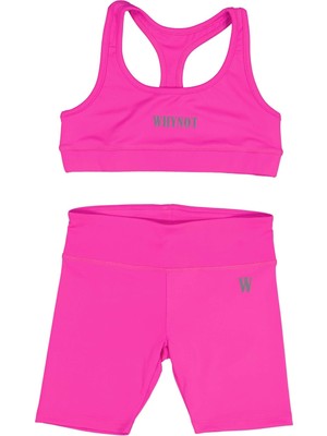 Whynot Active Kız Çocuk Crop Tayt Takım 7-8 Yaş