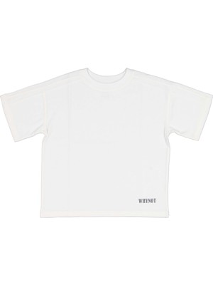 Whynot Basic Kids T-Shirt-Beige 5-6 Yaş