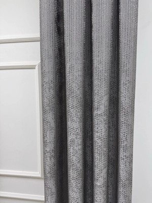 Nivemes Home Nivemeshome Çağla V-5407 Gümüş 1/3 Pileli Fon Perde
