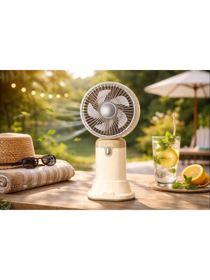 Cata Serino CT-9949 300 Şarjlı El Vantilatörü Taşınabilir Masaüstü Mini Fan USB