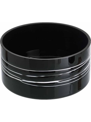 Paşabahçe Opal Siyah Macun Sarma Kase 26 cm