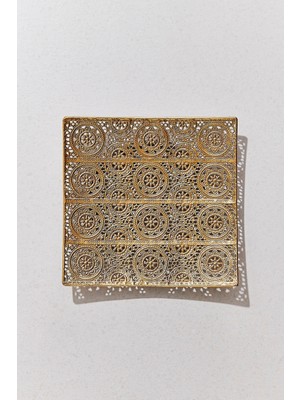 Paşabahçe Sunny Metal Dekoratif Tabak S