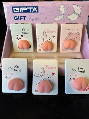 Gıpta Sevimli Slikon Yumuşak Popo Ayna