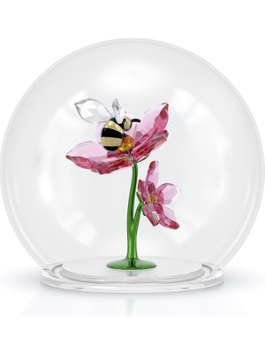5721549 Swarovski Ev Dekorasyonu Idyllıa:glass Ball Bee And Flowers