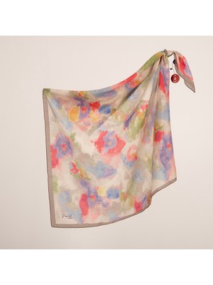 Piramit Spring Viscon Eşarp | Toz Bulutu