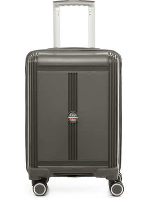 Unisex  JMY8101.07 John May Pp Silikon Valiz Küçük Boy  57X35X25CM  Gri