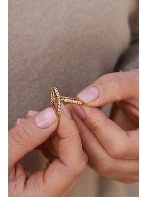 Aydın Kuyumculuk 14 Ayar Altın,burgu U Küpe AGKP630