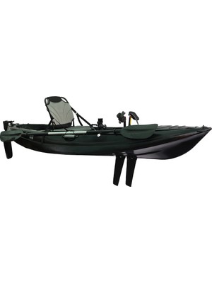 Fox Tek Kişilik Pedallı Balıkçı Kanosu Siyah