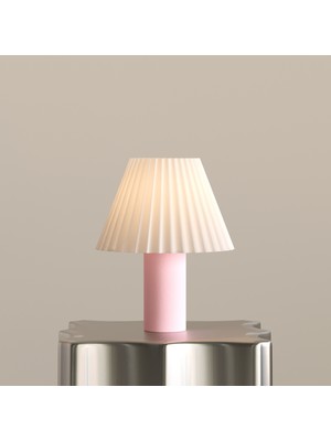 Valunor Pastel  Mat Gövdeli Gece Lambası - Minimalist Yatak Odası ve Çocuk Odası Aydınlatması