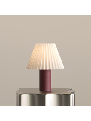 Valunor Pastel  Mat Gövdeli Gece Lambası - Minimalist Yatak Odası ve Çocuk Odası Aydınlatması