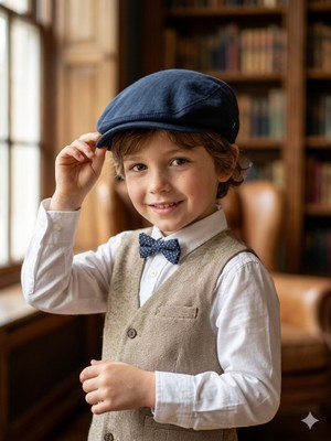 Şapkacımadam Erkek Çocuk Ördek Kasket Şapka