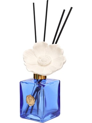 Missi Kendi Kokunu Seç-Dekoratif Mavi Cam Seramik Taş Çubuklu Difüzör-(Esanssız)