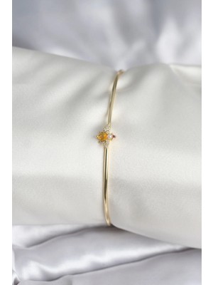 DS LLC Ietaks™ Sinek Figürlü Gold Renk Pirinç Kadın Bileklik