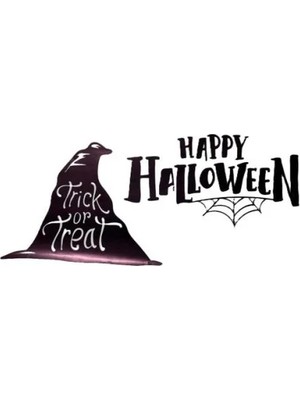 DS LLC Ieg™ Happy Halloween Temalı Duvar Stickerı