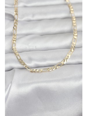 DS LLC Ietaks™ cm 14K Gold Renk Kuşgözü Zincir Model 60 cm Kadın Kolye