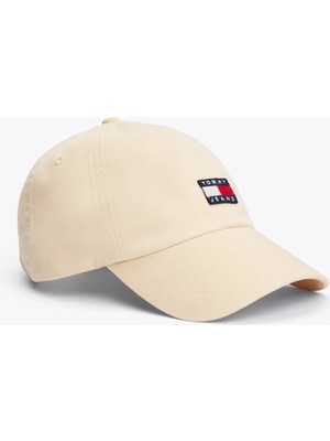 Tommy Hilfiger Erkek Krem Tommy Hilfiger Tjm Herıtage Cap, Acx Krem Erkek Şapka