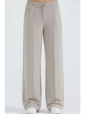 Thiff Gymwear Kadın Modal Kumaş Önü Çimalı Bağcıklı Eşofman Altı