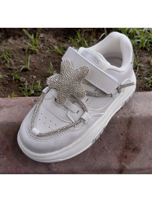 Cool Yıldız-Ptk 26/30 Kız Çocuk Taşlı Sneaker Spor Ayakkabı