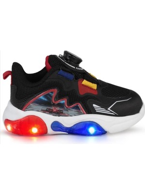 Cool Remy-Ptk 26/30 Çocuk Mekanizmalı Akıllı Bağcık Sistem Işıklı Taban Sneaker Spor Ayakkabı