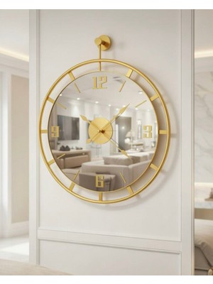 MGS Duvar Saat -Glow Türk Aynalı Duvar Saati