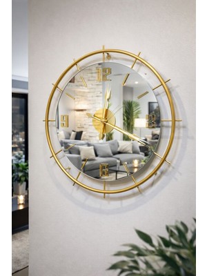 MGS Duvar Saati-Lawi Türk Aynalı Duvar Saati