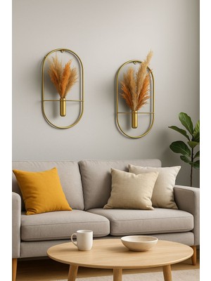 MGS Dekorasyon Ürünü -Oval Duvar Çiçekliği