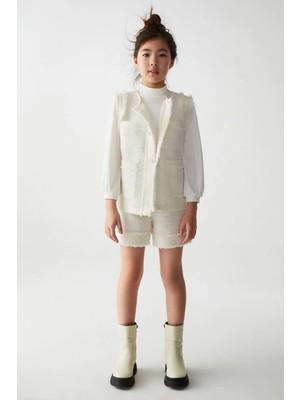 Nk Kids 35334-İNCİ Bluz 8/14 Ekru