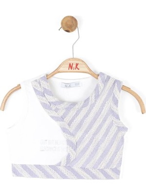 Nk Kids Kız Çocuk K-Pop Bluz Lila 36515